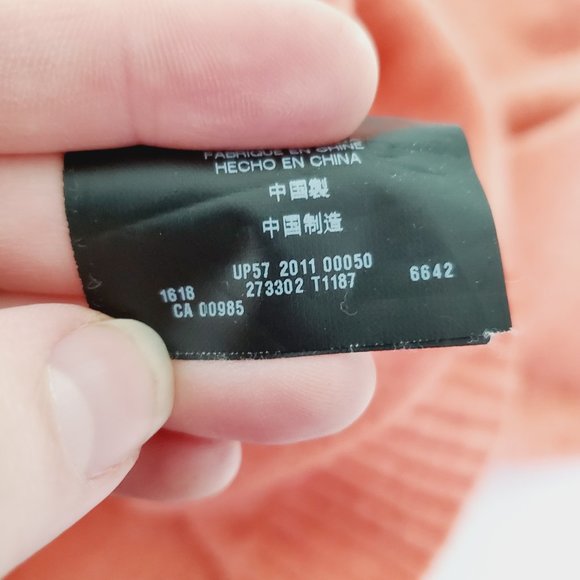 Balenciaga Knits Sweater Wool Cable Knit Fisherman Fall Winter Coral Pink 42 - Picture 13 of 14